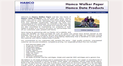 Desktop Screenshot of hamcowalkerpaper.com